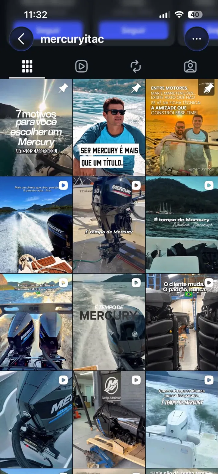 Prévia do Instagram da Mercury Itac